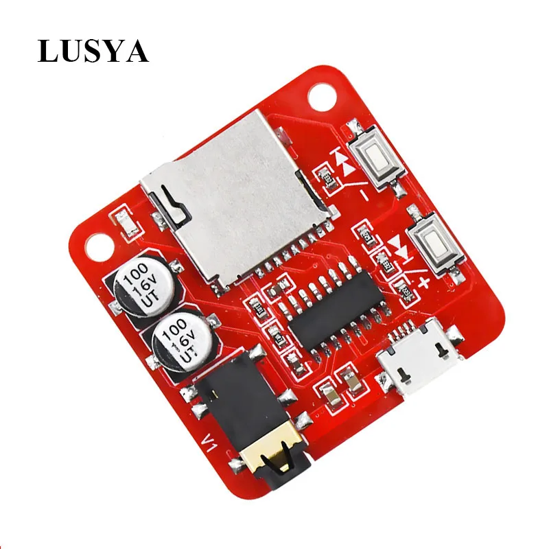 Lusya USB DC5V микро декодер плата TF карта аудио MP3 радио доска B9-005 | Электроника