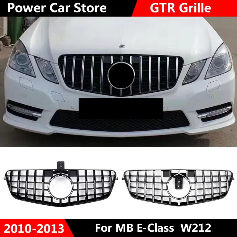 W212 GT хромированная решетка Передняя Prefacelift для Mercedes E class w212 AM G седан гонок Sport E320