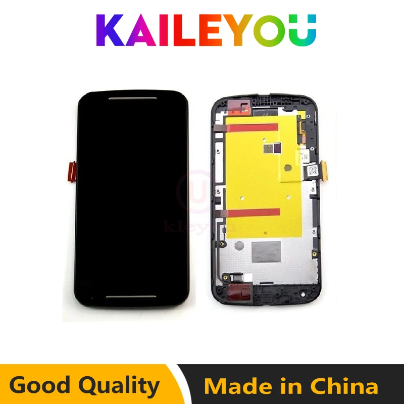 

10 pcs For Motorola MOTO G2 XT1063 XT1064 XT1068 XT1069 LCD Display Touch Screen Digitizer with Bezel Frame Assembly Replacement