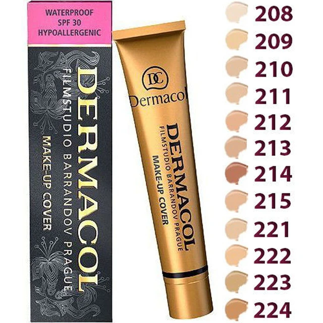 Concealer Dermacol High Covering Make Foundation Legendary Film Hypoallergenic Concealer - AliExpress