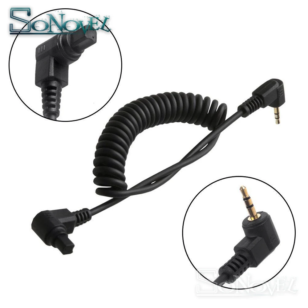 2.5mm C3 / 2.5mm RS 80N3 Shutter Release Cord Cable for Canon 5D Mark