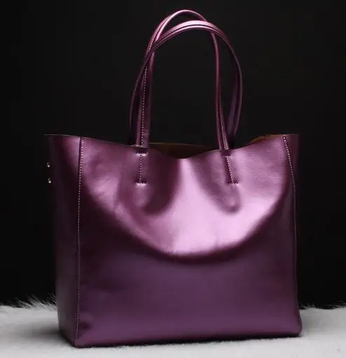 Бренд xmessun, женские сумки из натуральной кожи, женские сумки из натуральной кожи, большие сумки на плечо, дизайнерская сумка, Bolsas Femininas B748 - Цвет: Фиолетовый