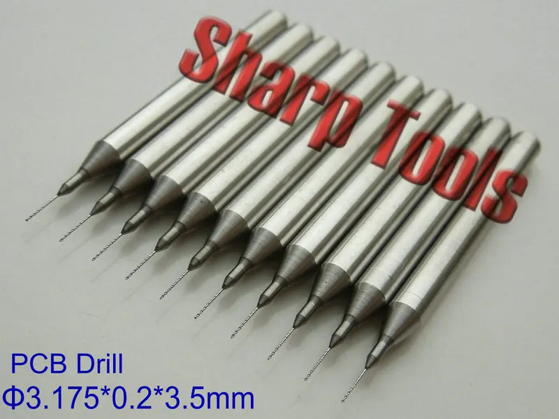 

FREE Ship 3.175x0.2mm Import Tungsten Carbide Drill for PCB, Solid Carbide Woodworking Drilling Bits Tool Set on Milling Machine