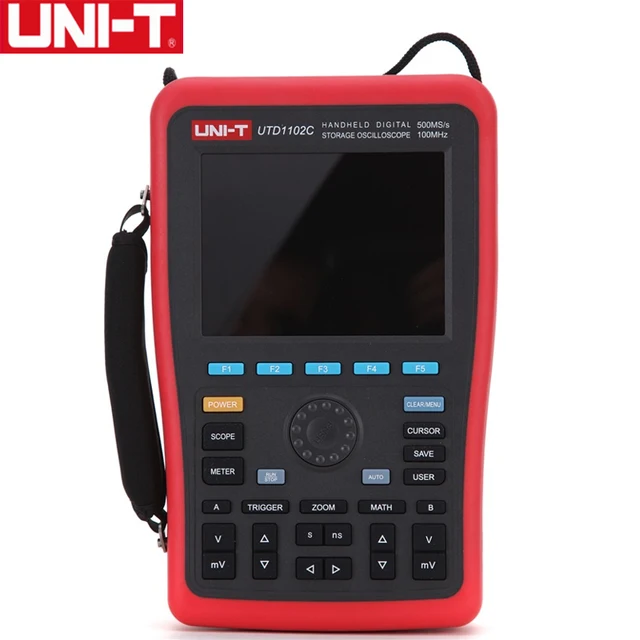Best Offers UNI-T UTD1102C Handheld Digital Storage Oscilloscopes Rechargeable 2 Channels 100MHZ 500MS/s 7.5kpts Best Offers UNI-T UTD1102C Handheld Digital Storage Oscilloscopes Rechargeable 2 Channels 100MHZ 500MS/s 7.5kpts