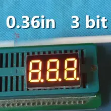 20 шт. 0,3" 0.36in цифровая трубка 0.36in. Оранжевый Светодиодный Дисплей 7 сегмент общий анод
