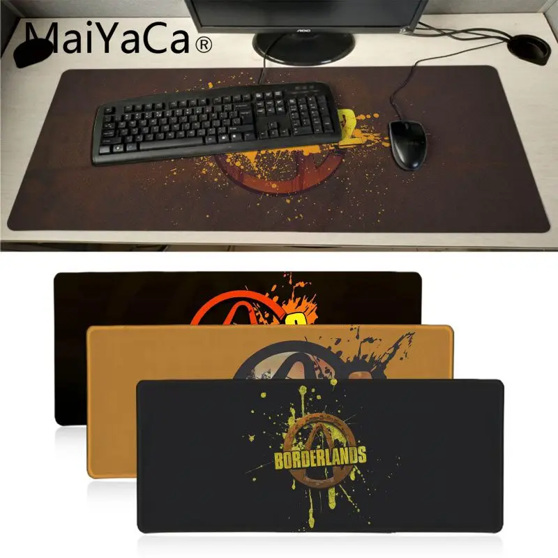 

MaiYaCa New Design Borderlands2 Keyboard Gaming MousePads Soft Rubber Professional Gaming Mouse Pad Computer Rectangle Mousemat