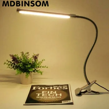 

Flexible LED table lamp with Clip Switch Lamps adjusted desk Lights USB Plug Table Lamp Energy Saving Night luminaria Lighting
