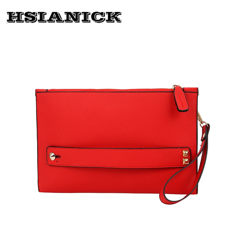 

2019 Hot Sale Promotion Day Clutches Black Red Silver Shoulder Chain Design Envelope Bag Handbag Elegant Handbag Women Clutch