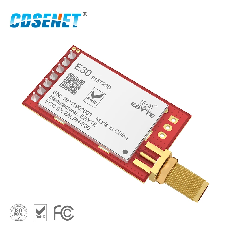 915 мГц SI4463 Беспроводной rf модуль CDSENET E30-915T20D UART 100 МВт iot РФ передатчик и приемник |