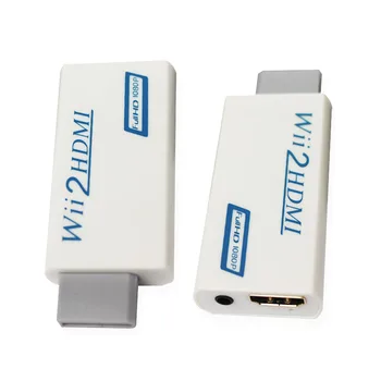 

5pcs Wii to HDMI Adapter Converter Support FullHD 720P 1080P 3.5mm Audio Wii2HDMI Adapter for HDTV