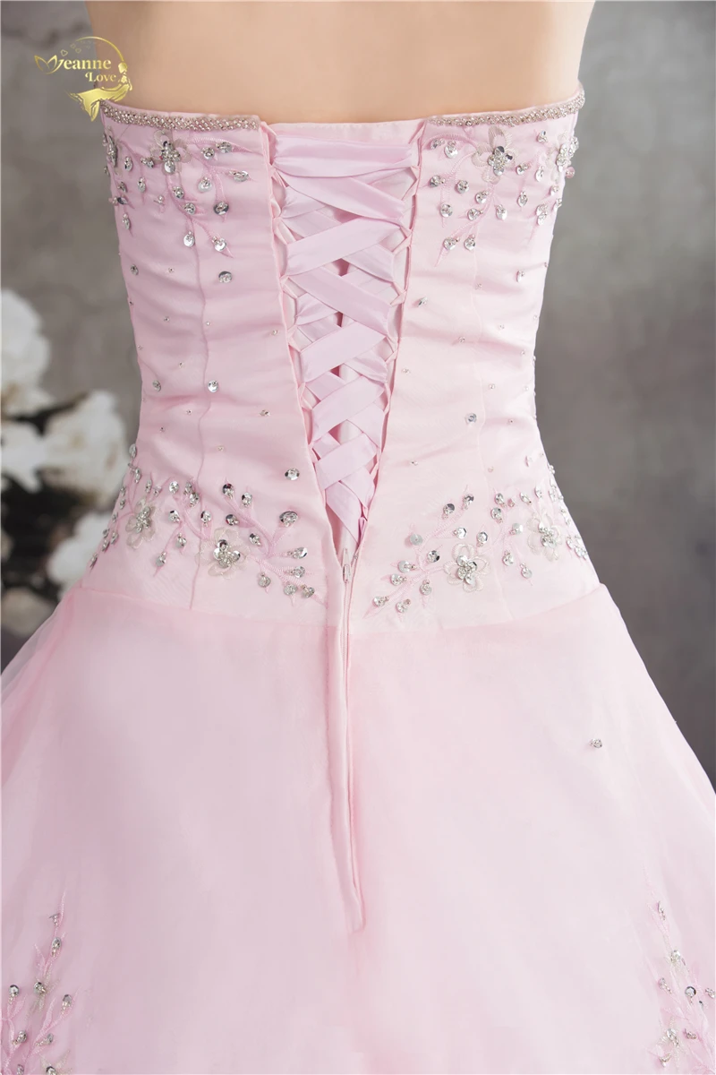 Quinceanera dresses Classical Style Sweetheart Blue Pink A Line Embroidery Ball Gown Sleeveless Vestido De Debutante