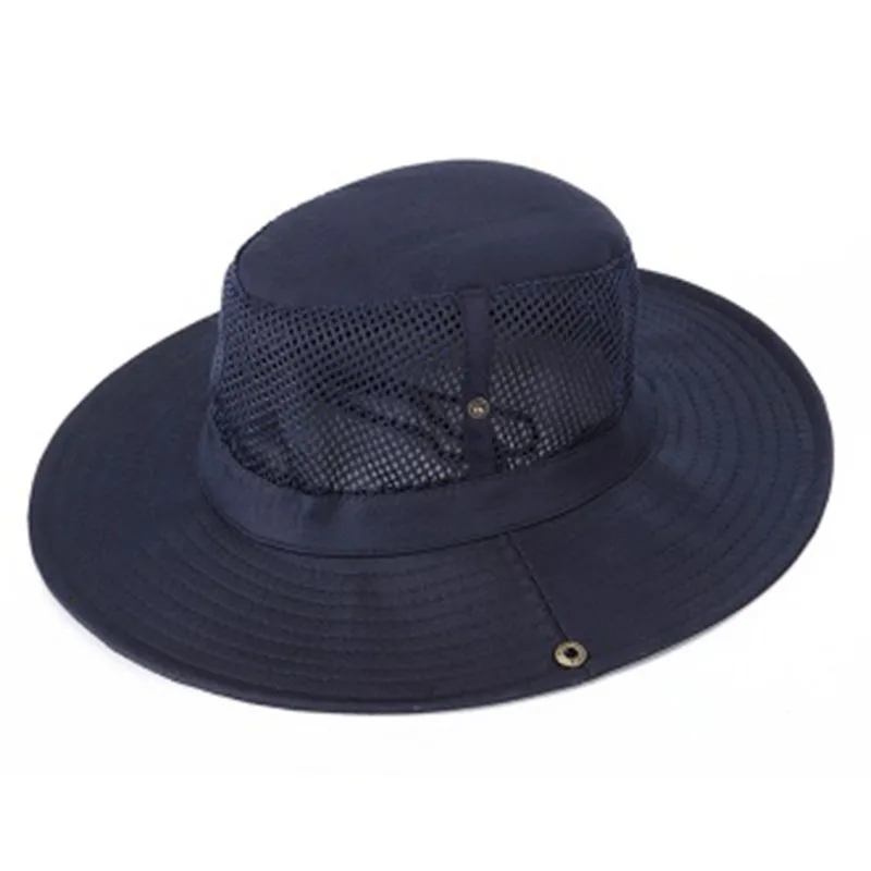 

Sun Fishing Hat Cap Breathable Protection Outdoor Camping Wide Brim Mesh Camo Safari Accessory Hiking Convenient