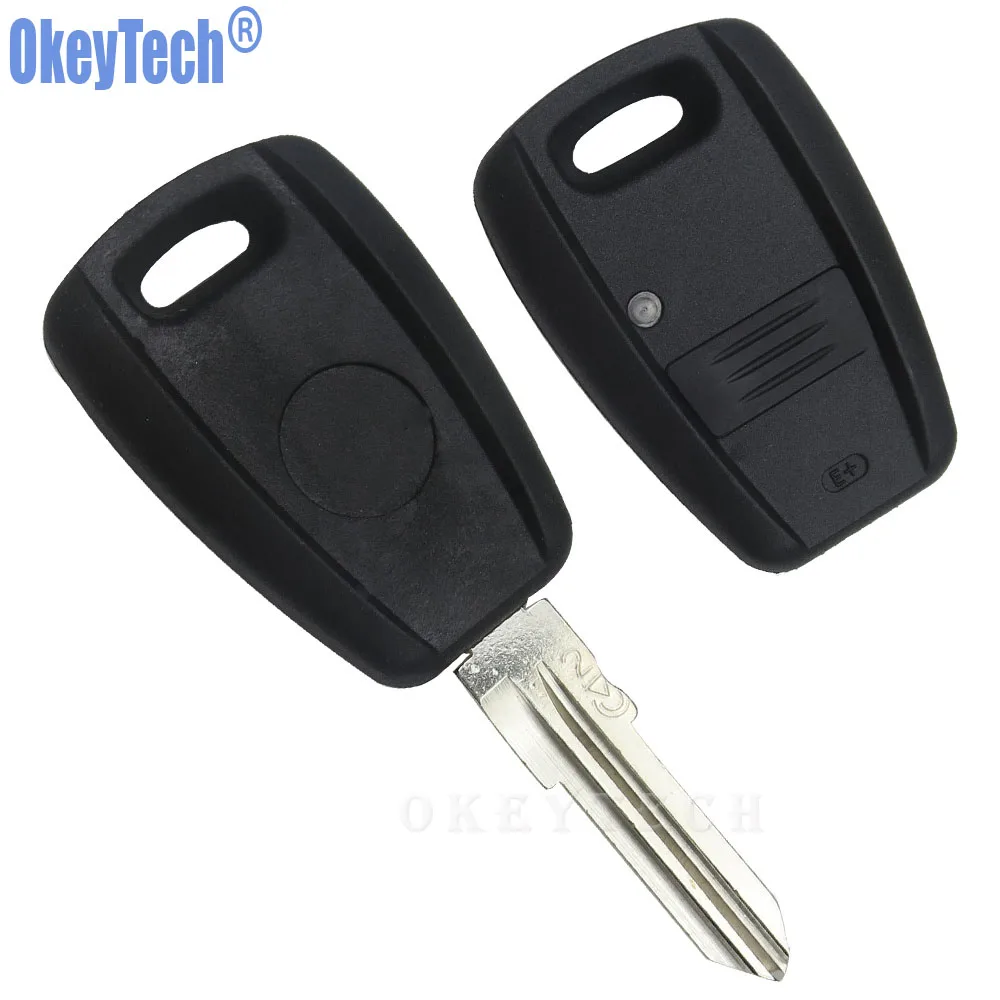 OkeyTech Uncut Автомобильный Дистанционный кожух ключа ретранслятора чехол для Fiat Stilo Punto Seicento Fob Автомобильный ключ чехол без чипа Keyless GT15R Blade