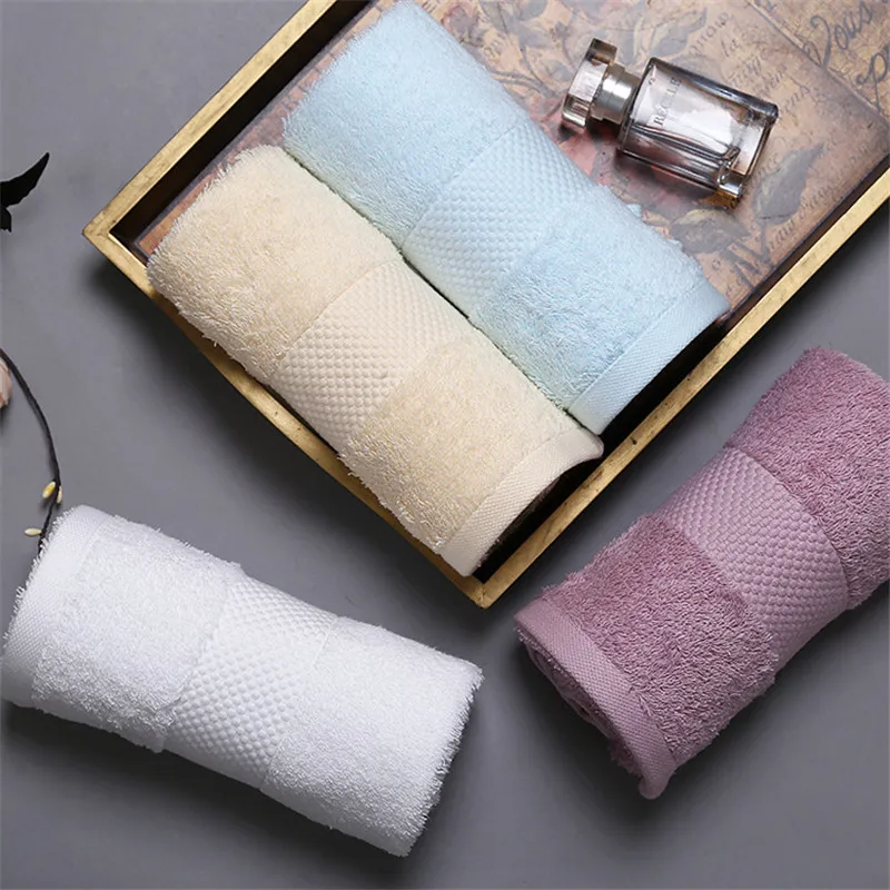 

Cotton strong absorbent adult large face towel Five-star hotel bath towel cotton towel to increase thickening wash face towel