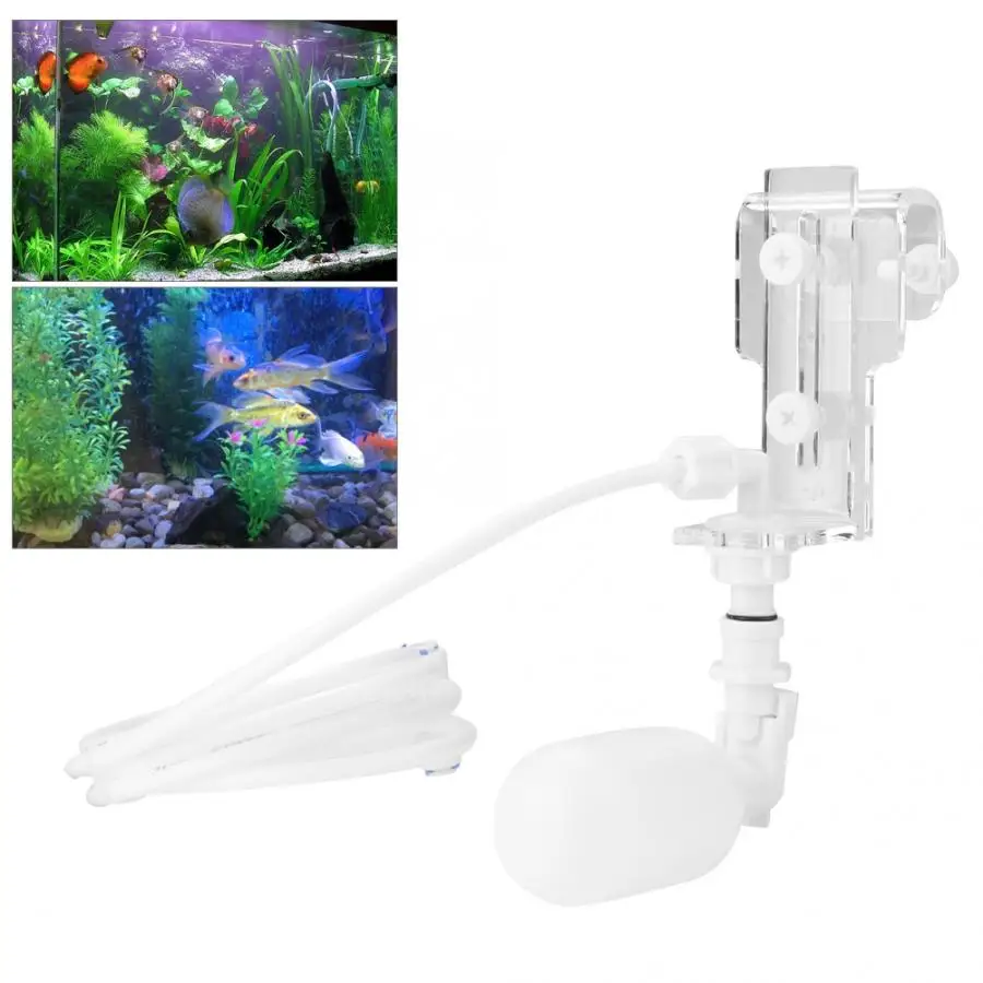 Mini Ornament Fish Decor Auto Water Filler Plastic Water Level Controller Float Valve Aquarium Sump Aquarium Adjustable