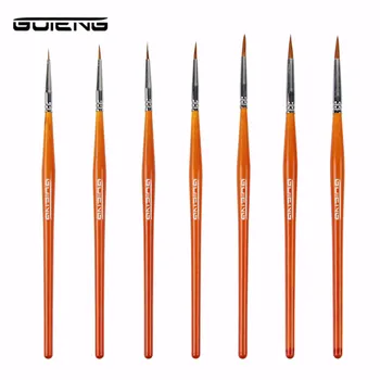 

7Pc Paint Brush Set Professional Wolf Hair Art Nail Painting Set Drawing Brushes Art Painting Brush Pen Watercol Art Pain Brush