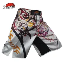 SUOTF White Scorpion geometric fierce fighting fitness boxing pants mma boxing clothing kickboxing Tiger Muay Thai boxing shorts