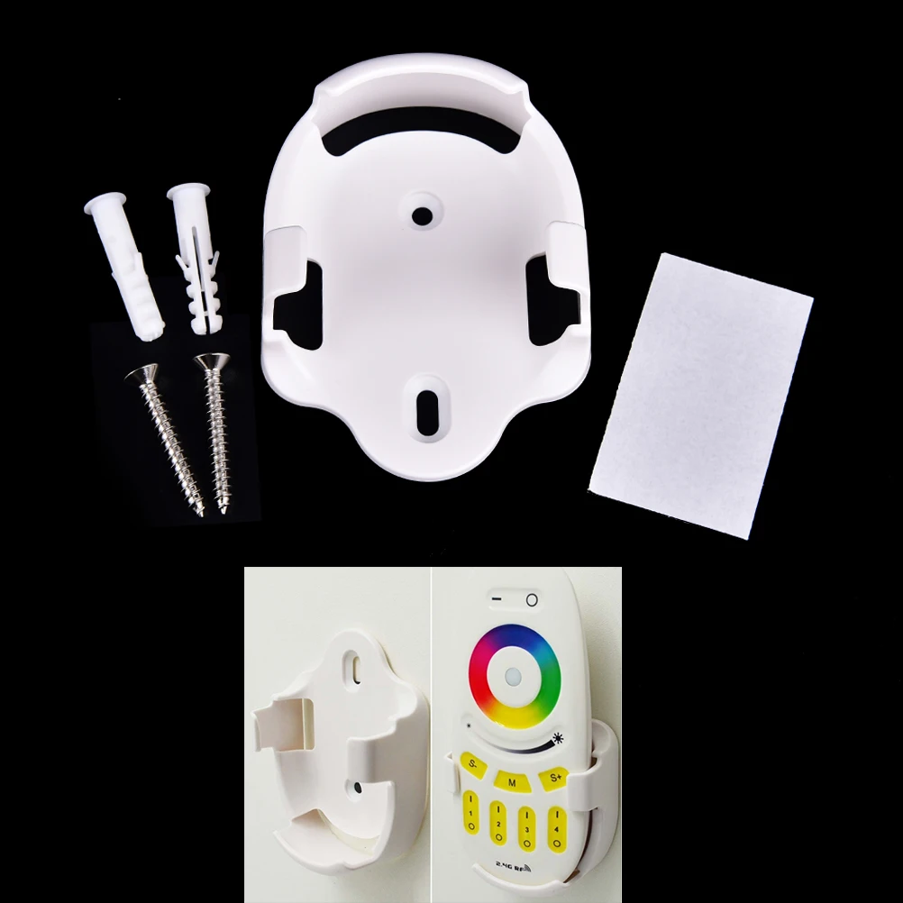 New Plastic Led Remote Holder Bracket Socket Support Wall Mounted Lighting Accessories for Mi Light 2.4G RGB RGBW RGBWW Remote
