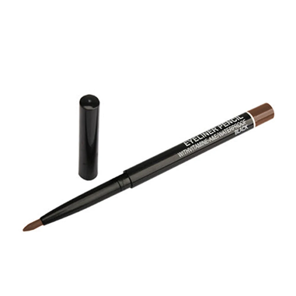 

2pcs/lot Waterproof Eye Liner Black Eyeliner Pen Makeup Cosmetic Tool Length 2 Colour Types