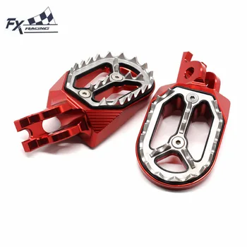 

Aluminum CNC Motocross Dirt Pit Bike Foot Peg Pedal Footpegs Footrest For Kawasaki KX450F KLX450 2007-2015 KX 450F KLX 450