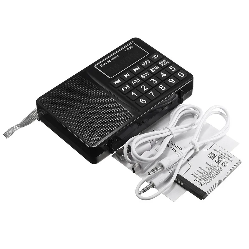 Многополосный радиоприемник leora L 258 TF FM/AM/SW 220 В 800 мАч mp3 AUX USB автопоиск радио