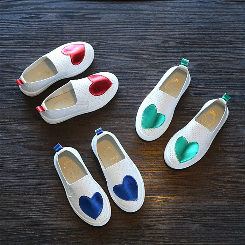 

TELOTUNY 2018 FASHION Kids Girls Baby Fashion Love Princess Leather Flat shoes Single Shoes For Girls Shoes 0802