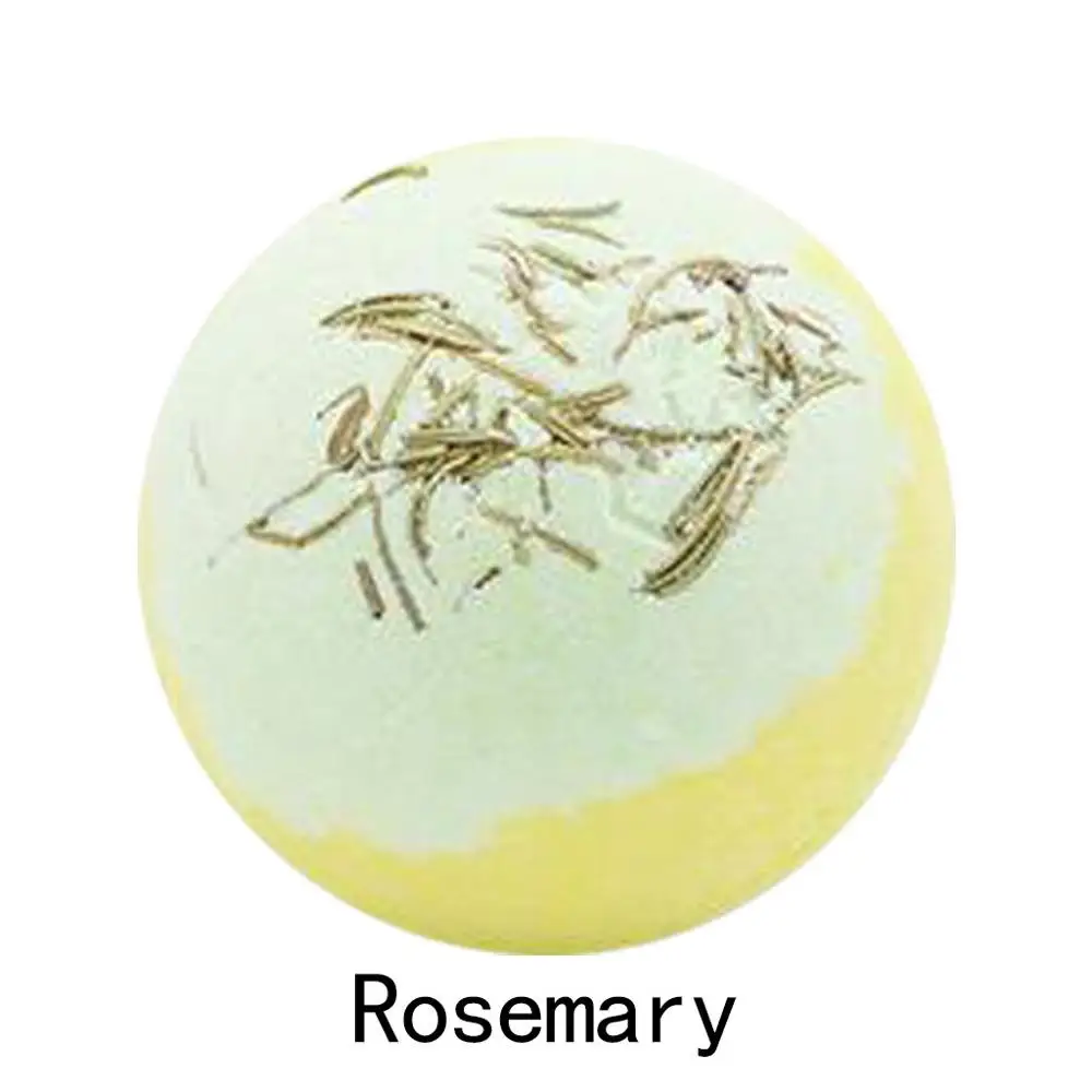 Бомбочки для ванны шар из натуральных белых пузырей с солью мяч эфирным маслом