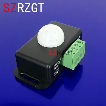 

LED Strip light Motion Sensor Switch 12V-24V 6A IR Infrared Human Body Induction Dectector PIR Switch Automatic ON / OFF