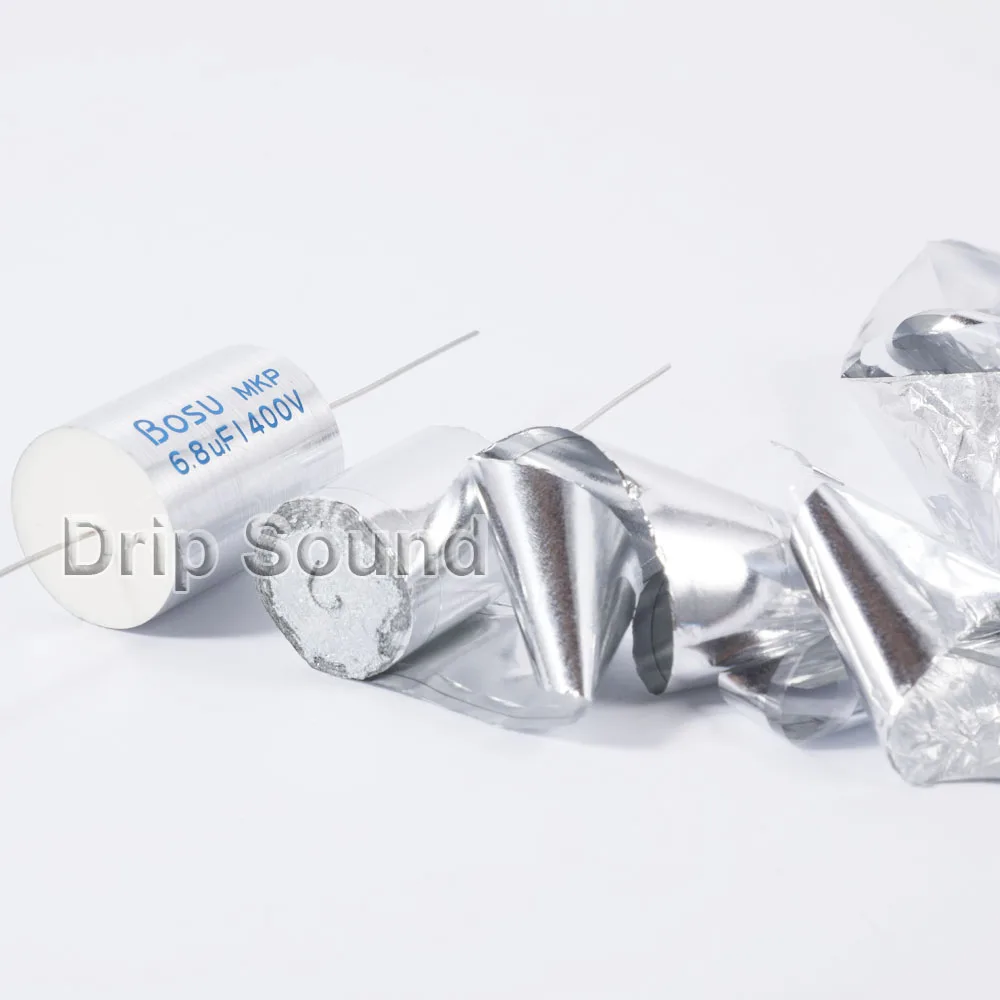 2pcs 1.0uF-4.7uF 400V MKP Metallized Polypropylene Film Non-Polarity Capacitor for Speaker Frequency Divider Amplifier Crossover