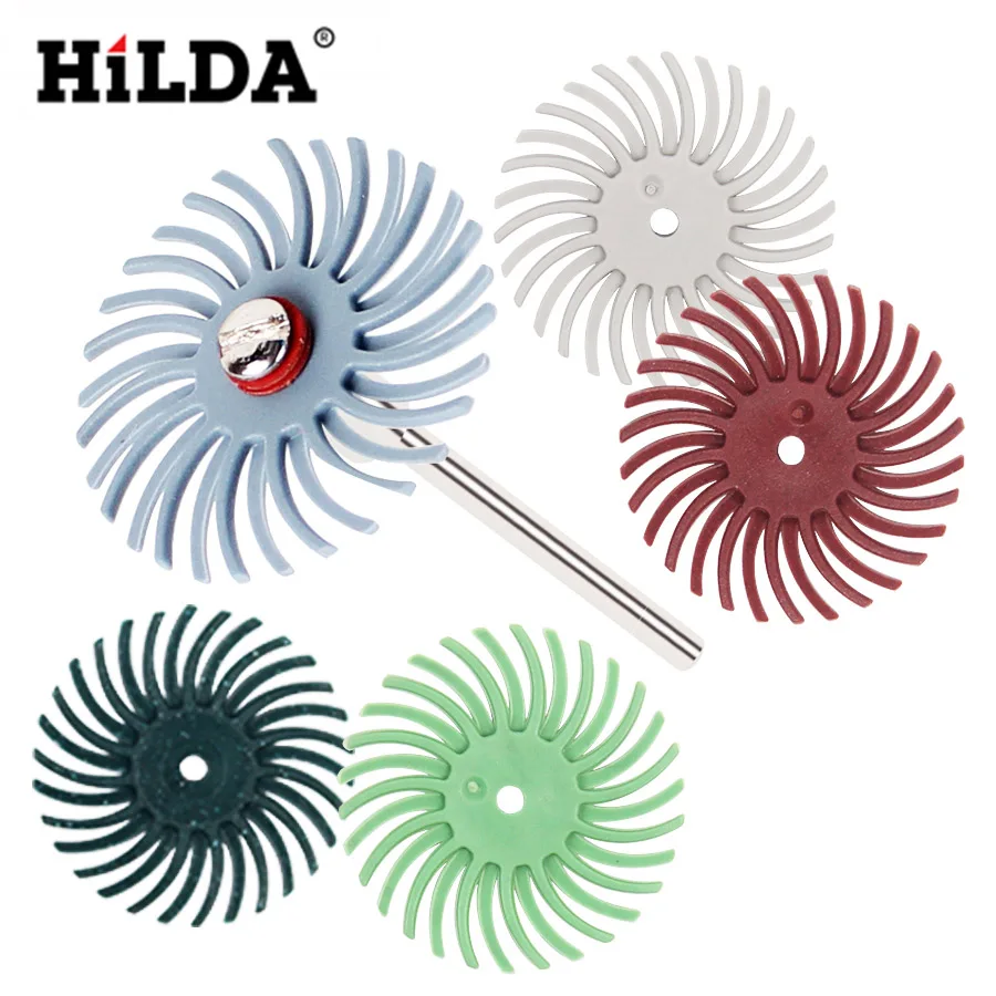 Абразивные инструменты HILDA 80 # 220 400 1000 2500 #50 шт. Аксессуары Dremel вращающиеся с