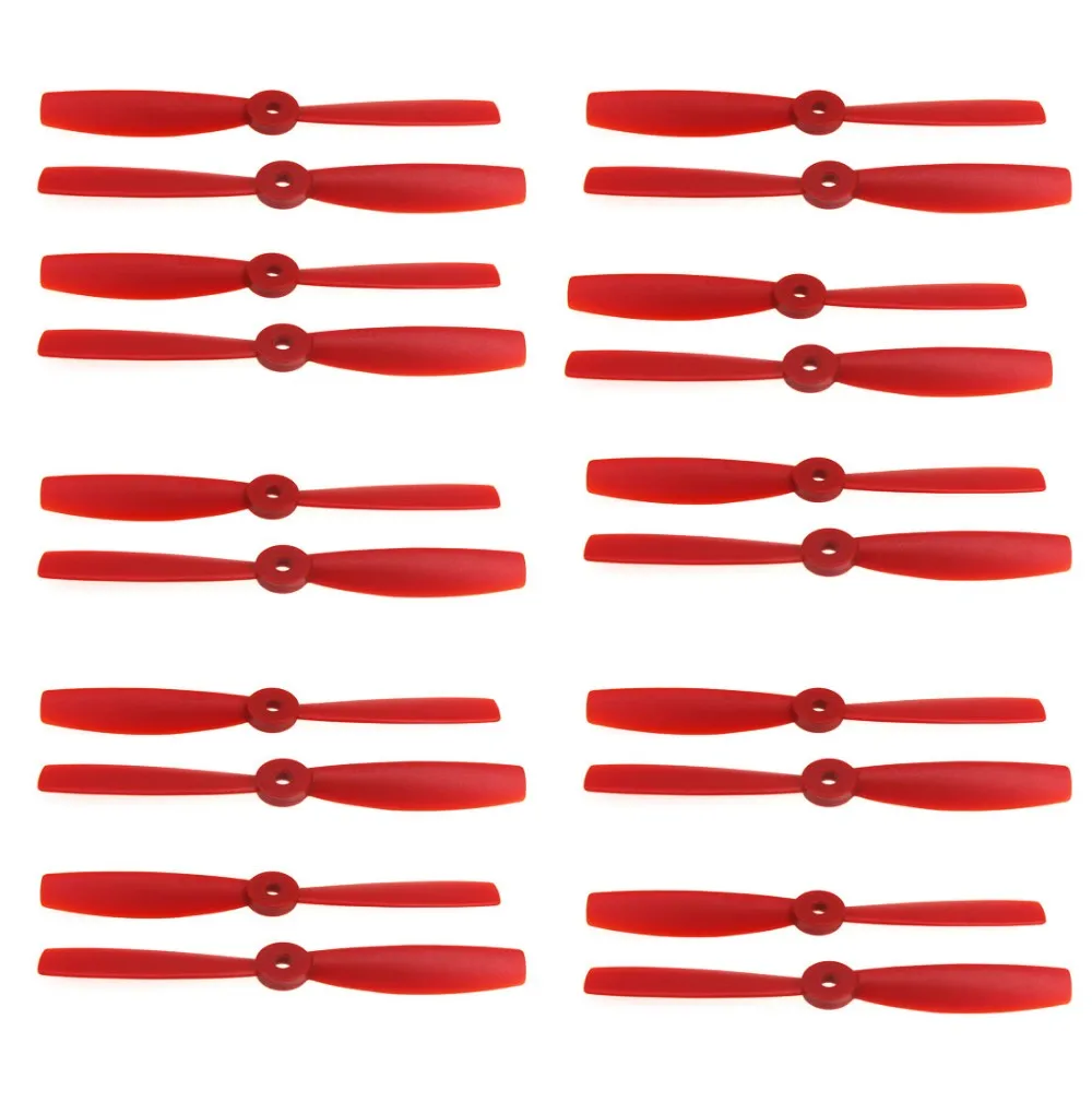 

10 Pairs 5045 / 6045 Pros 5*4.5 / 6*4.5 CW / CCW Propeller for Mini Quadcopter Red