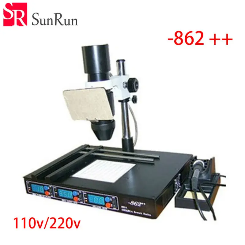 BGA IRDA INFRARED SMT SMD WELDER Weldering SOLDERING REWORK STATION T862+