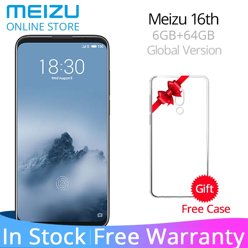 

Official Global Version Meizu 16th 16 th 6GB 64GB Snapdragon 845 Octa Core 6.0'' 2160x1080P Front 20.0MP In-Screen Fingerprint