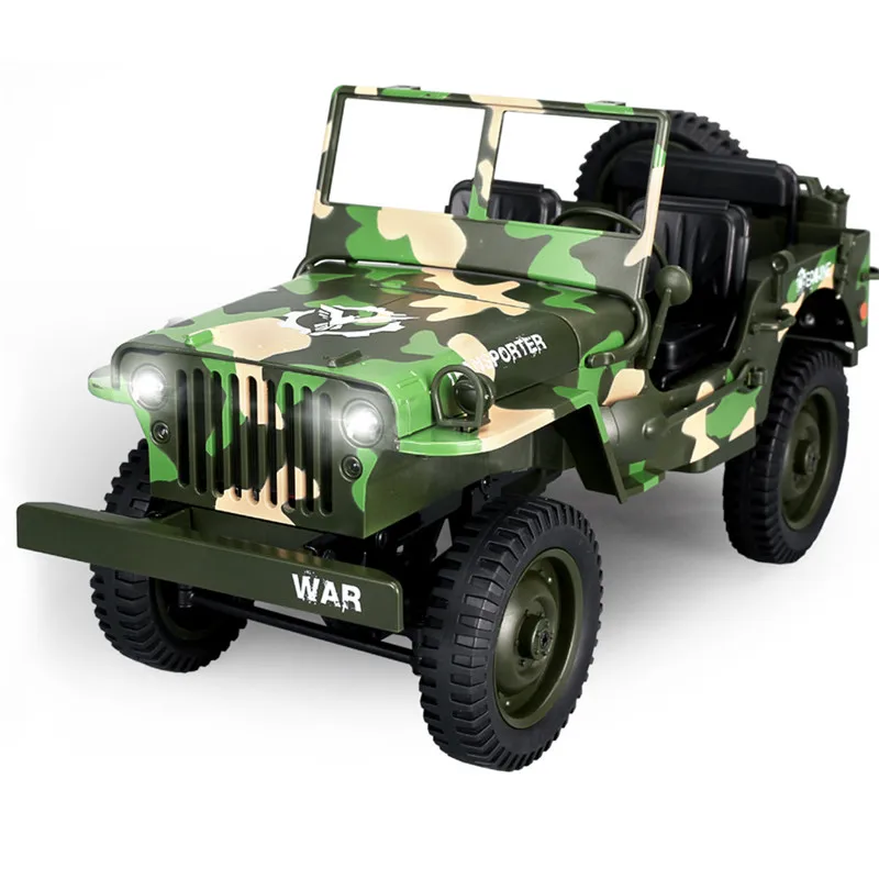 EC01 1/10 2 4G 4WD Rc автомобиль джедай транспортер камуфляж военный грузовик RTR