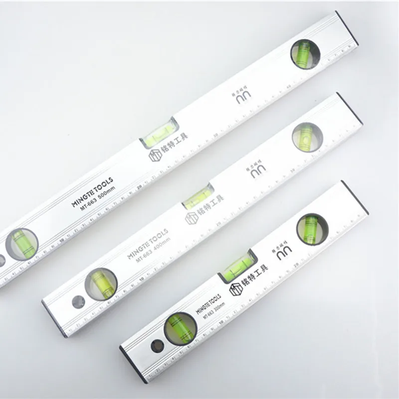 Precision level measuring instrument with scale Aluminum Alloy spirit