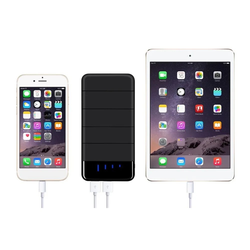 Foldable Power Bank Dual USB Solar Powerbank External Battery Charger Poverbank for Xiaomi for Iphone6 7 8 X for Ipad Foldable Power Bank Dual USB Solar Powerbank External Battery Charger Poverbank for Xiaomi for Iphone6 7 8 X for Ipad