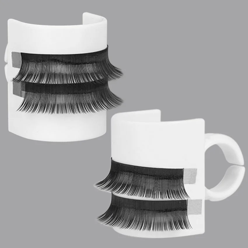

Makeup Cosmetic Eyelash Extension Ring Kit Plastic Pallet False Eyelash Glue Ring Cups Holder Kit Grafting Tattoo Supply Tools