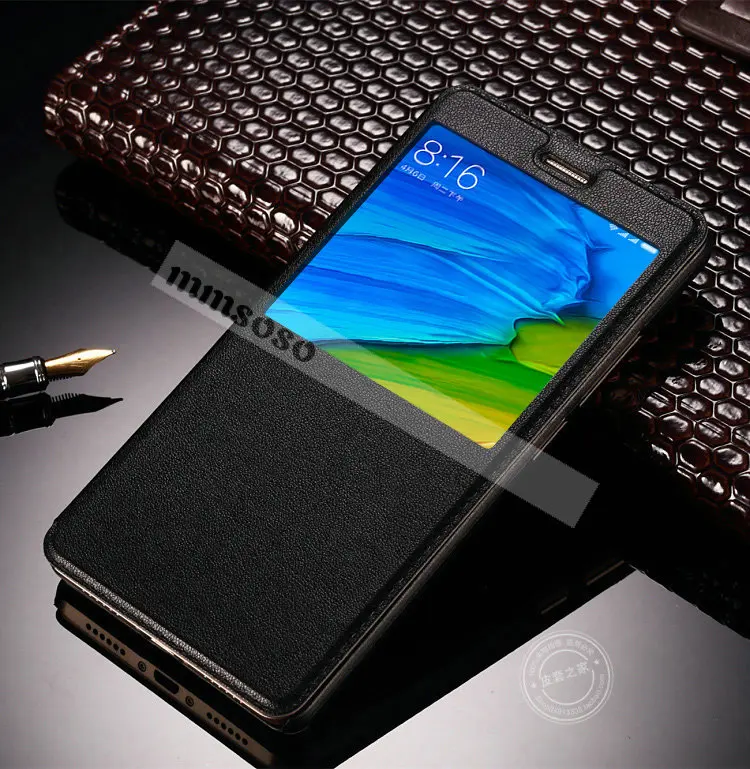 

Filp Case For Zenfone Max M2 ZB633KL Luxury Leather Window View Flip Cover Case for Zenfone Max M2 ZB633KL ASUS_X01BD/BDA