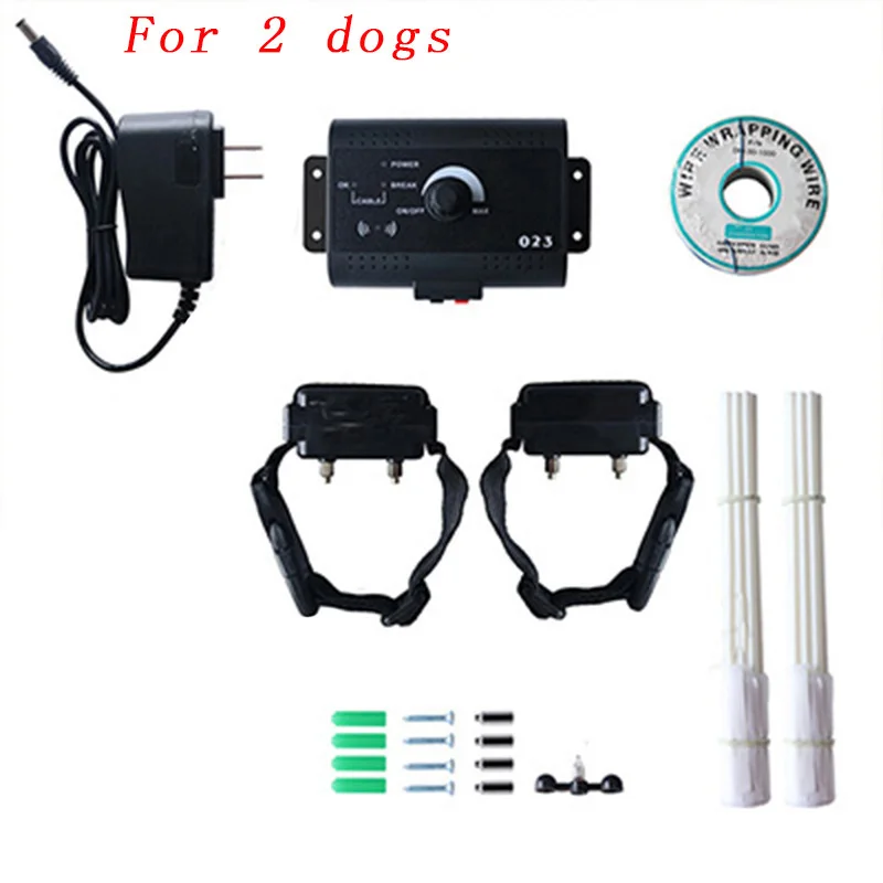 Safety In-ground Pet Dog Electric Fence With Chargable Dog Electronic Training Collar Invisible 023 Electric Dog Fence System5