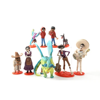 

9pcs/lot Movie Coco Pixar Figure Toys PVC Miguel Hector Dante Dog Death Pepita Action Figure Toy for Kids