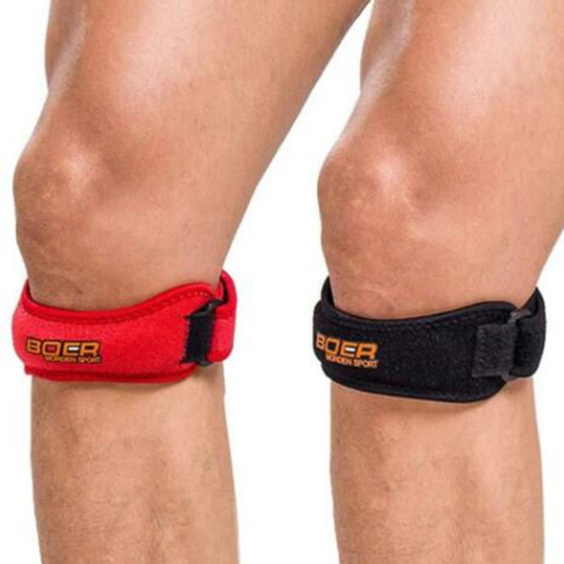 Universal Adjustable Knee Brace Support Knee Protector Sports Gym Patella Tendon Strap Sport Accessories Kinesiology Tape