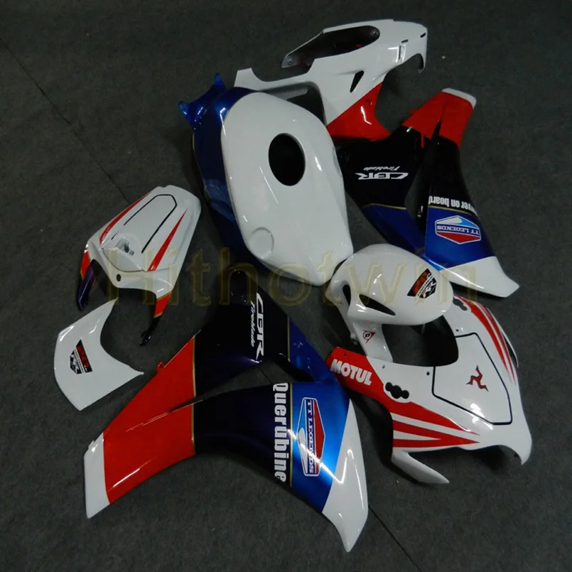 C Пользовательские мотоцикла на одно изделие для HONDA CBR1000RR 2008 2009 2010 2011 CBR 1000 RR Обтекатели+ болты+ литья под давлением Белый Черный M2 - Цвет: C