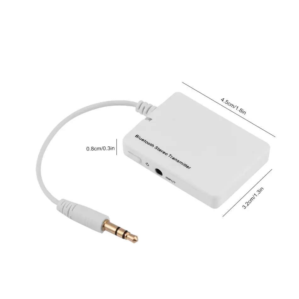 Передатчик Bluetooth TX 3,5 мм стерео HiFi A2DP Беспроводной аудио адаптер для ТВ дома звук Системы