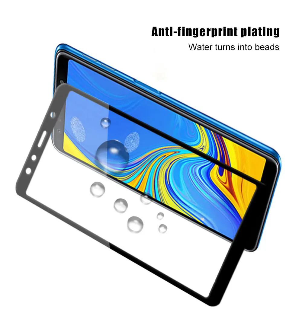 Для samsung Galaxy A7 A8 A9 закаленное стекло на весь экран протектор для samsung A7 A750 Защитная стеклянная пленка