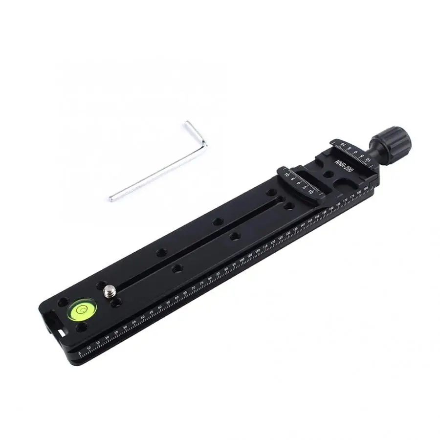 

200mm Rail Nodal Slide Plate Quick Release Clamp For Camera Macro Photography SM Quick Release Clamp