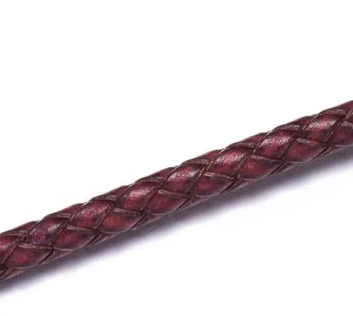 Red Brown RUIMO 316l Нержавеющая сталь мужской браслет с якорем двухслойные натуральная Плетеная кожа мужские браслеты Мода ювелирные изделия - Окраска металла: Red Brown