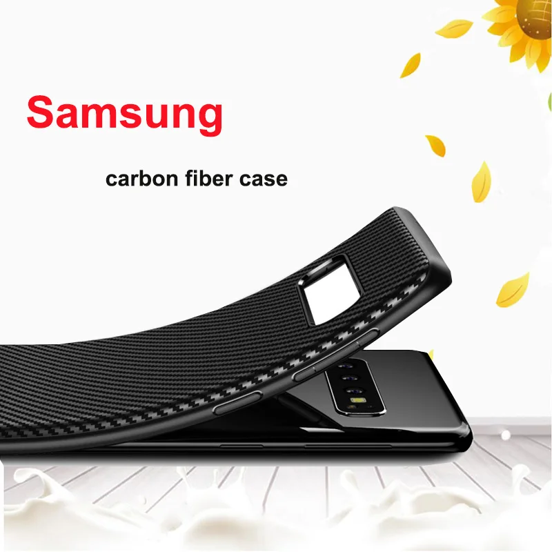 

Suitable for samsung s10 Galaxy s10plus case, s10lite silicone case and carbon fiber soft case