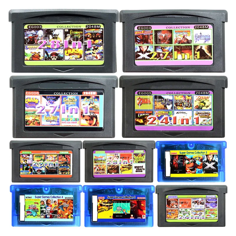 

32 Bit Video Game Cartridge Console Card Collection English Language the Second Edition