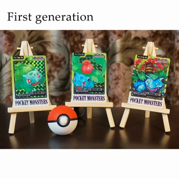 

Pokemon Go NS Skill Set Flash Card Square Flashing Gauze Flash Collection Gift Kids Toys