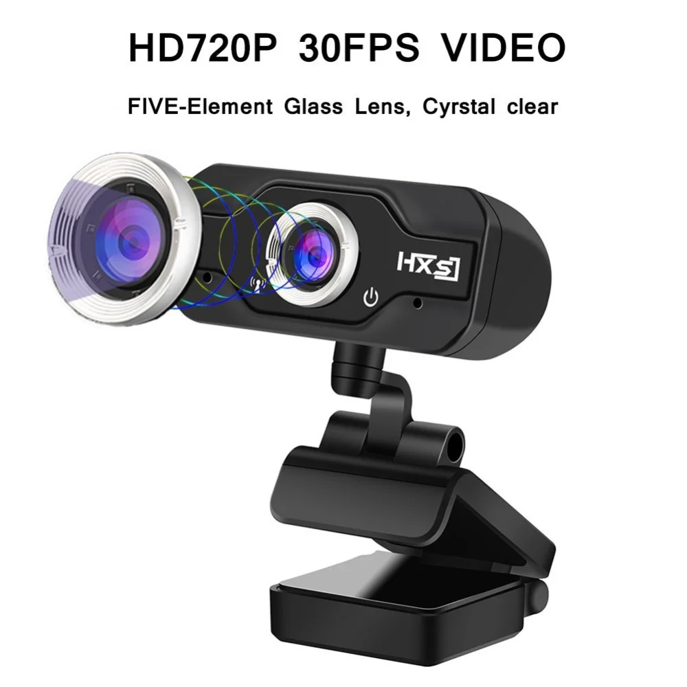 HXSJ S50 USB веб-камера 720P HD 1MP Компьютерная камера Веб-камеры с встроенным звукопоглощающим микрофоном 1280*720 динамическое разрешение